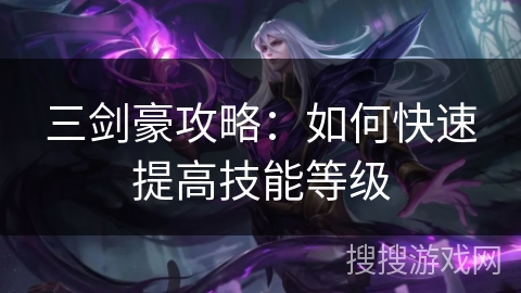 三剑豪攻略:如何快速提高技能等级 三剑豪攻略:如何快速提高技能等级