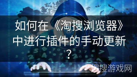 如何在《淘搜浏览器》中进行插件的手动更新？