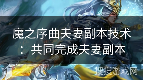 魔之序曲夫妻副本技术：共同完成夫妻副本