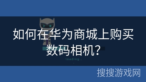 如何在华为商城上购买数码相机？