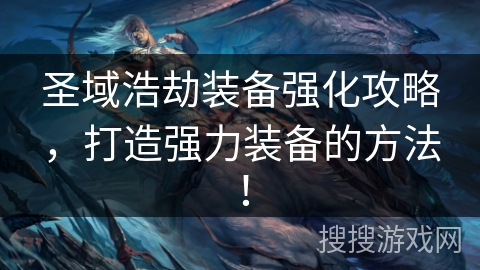 圣域浩劫装备强化攻略，打造强力装备的方法！