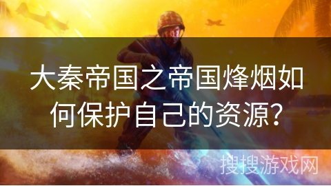 大秦帝国之帝国烽烟如何保护自己的资源？
