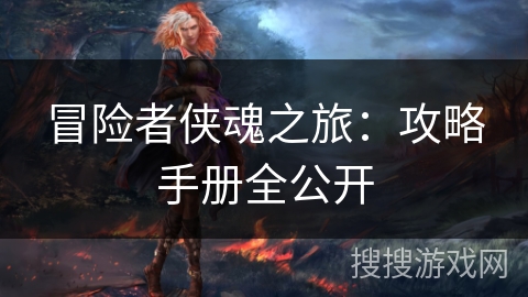 冒险者侠魂之旅:攻略手册全公开 冒险者侠魂之旅:攻略手册全公开