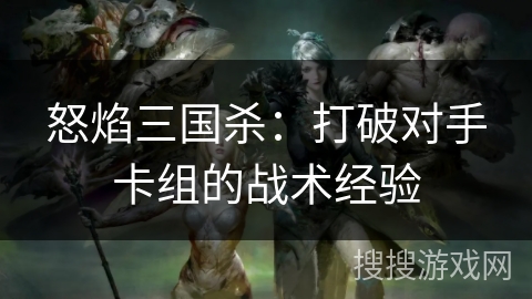 怒焰三国杀：打破对手卡组的战术经验