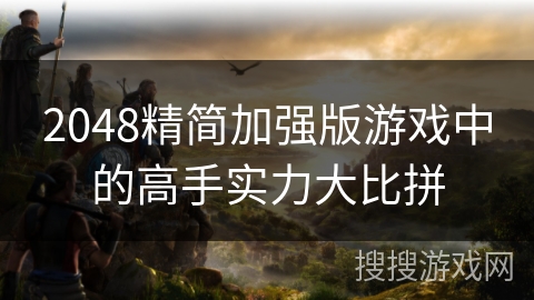 2048精简加强版游戏中的高手实力大比拼