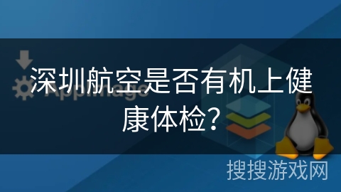 深圳航空是否有机上健康体检？