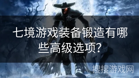 七境游戏装备锻造有哪些高级选项？