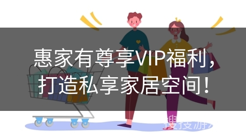 惠家有尊享VIP福利，打造私享家居空间！