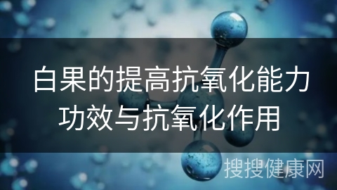 白果的提高抗氧化能力功效与抗氧化作用