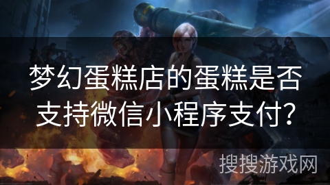 梦幻蛋糕店的蛋糕是否支持微信小程序支付？