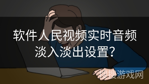 软件人民视频实时音频淡入淡出设置？