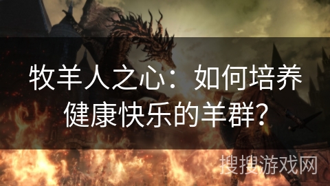 牧羊人之心：如何培养健康快乐的羊群？