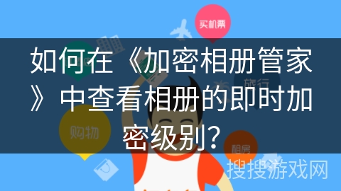 如何在《加密相册管家》中查看相册的即时加密级别？