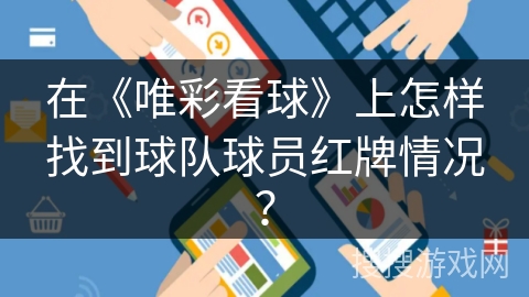 在《唯彩看球》上怎样找到球队球员红牌情况？