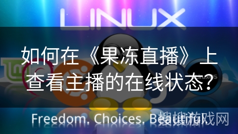 如何在《果冻直播》上查看主播的在线状态？