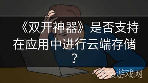 《双开神器》是否支持在应用中进行云端存储？
