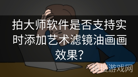 拍大师软件是否支持实时添加艺术滤镜油画画效果？