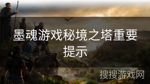 墨魂游戏秘境之塔重要提示