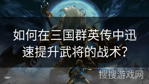 如何在三国群英传中迅速提升武将的战术？