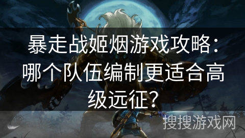 暴走战姬烟游戏攻略：哪个队伍编制更适合高级远征？