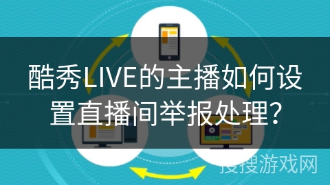 酷秀LIVE的主播如何设置直播间举报处理？