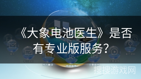 《大象电池医生》是否有专业版服务？
