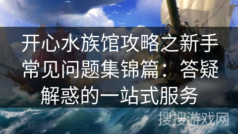 开心水族馆攻略之新手常见问题集锦篇：答疑解惑的一站式服务