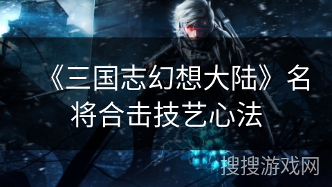 《三国志幻想大陆》名将合击技艺心法