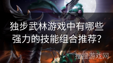 独步武林游戏中有哪些强力的技能组合推荐？