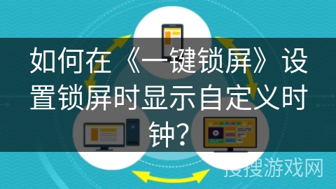如何在《一键锁屏》设置锁屏时显示自定义时钟？