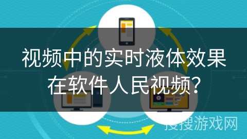 视频中的实时液体效果在软件人民视频？