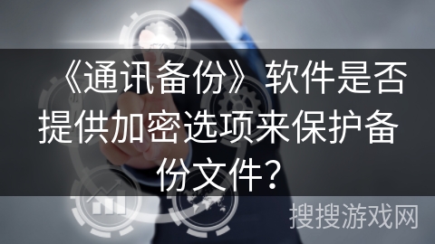 《通讯备份》软件是否提供加密选项来保护备份文件？