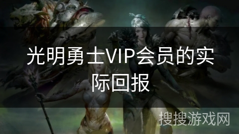 光明勇士VIP会员的实际回报