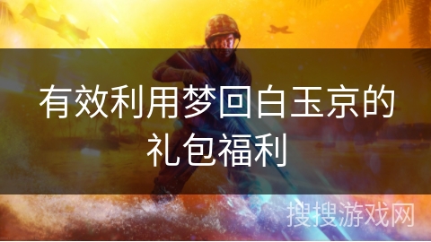 有效利用梦回白玉京的礼包福利
