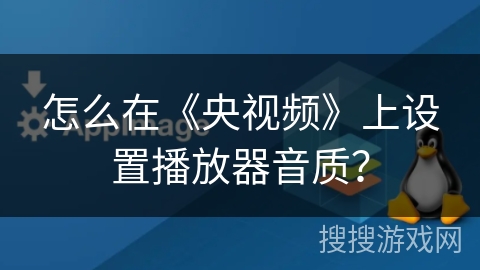 怎么在《央视频》上设置播放器音质? 怎么在《央视频》上设置播放器音质?