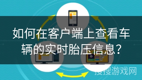 如何在客户端上查看车辆的实时胎压信息？