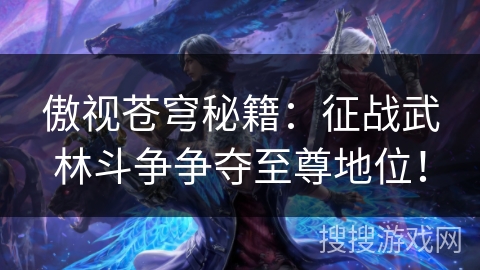 傲视苍穹秘籍：征战武林斗争争夺至尊地位！