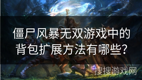 僵尸风暴无双游戏中的背包扩展方法有哪些? 僵尸风暴无双游戏中的背包扩展方法有哪些?