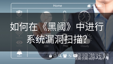 如何在《黑阈》中进行系统漏洞扫描？