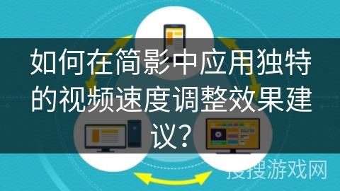 如何在简影中应用独特的视频速度调整效果建议？