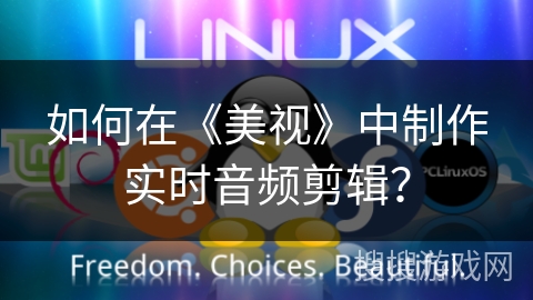 如何在《美视》中制作实时音频剪辑？