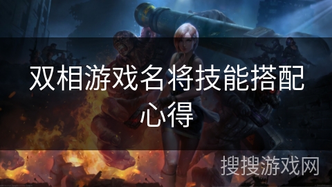 双相游戏名将技能搭配心得