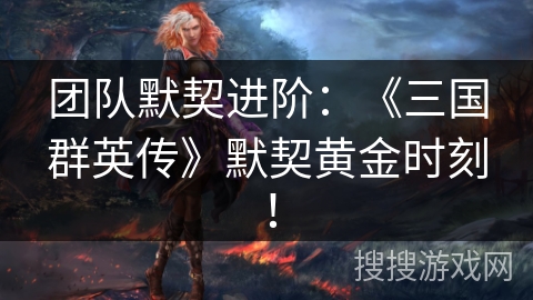 团队默契进阶：《三国群英传》默契黄金时刻！