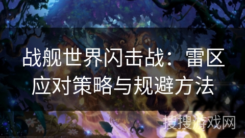 战舰世界闪击战：雷区应对策略与规避方法