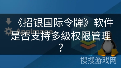 《招银国际令牌》软件是否支持多级权限管理？