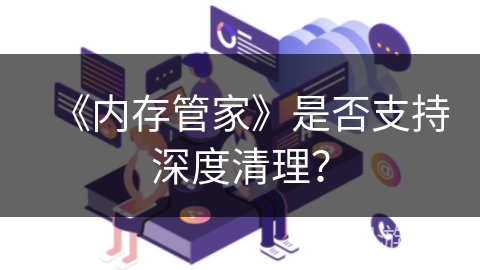 《内存管家》是否支持深度清理？