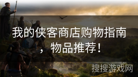我的侠客商店购物指南，物品推荐！