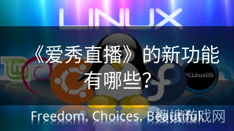 《爱秀直播》的新功能有哪些？