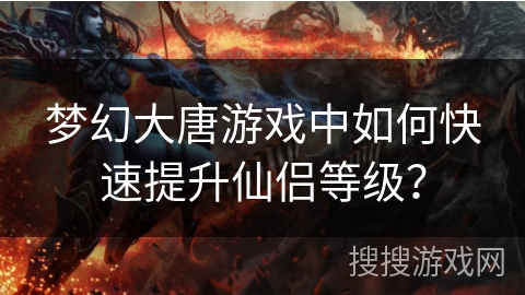 梦幻大唐游戏中如何快速提升仙侣等级？
