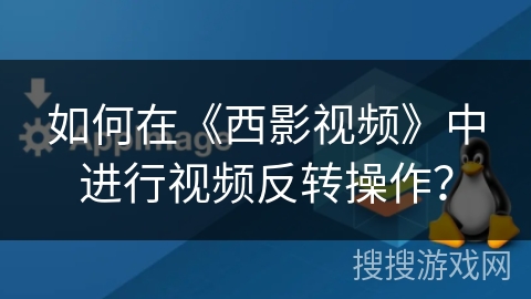 如何在《西影视频》中进行视频反转操作？